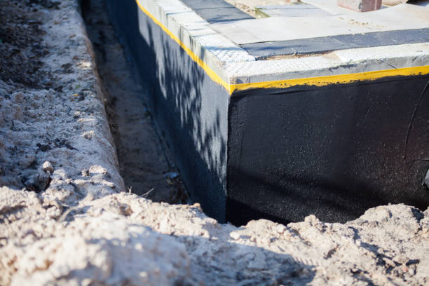Professional Waterproofing technician working in Martinsville, IL